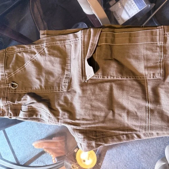 light brown High-Waisted cargo - Picture 4 of 6